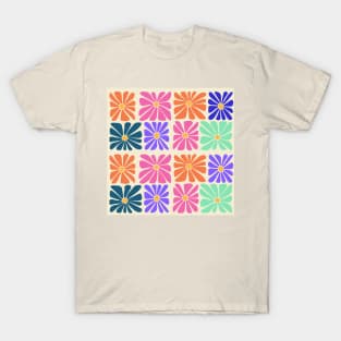 Groovy Flowers Seamless Pattern T-Shirt